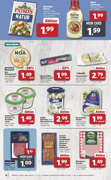 Prospekt Combi - Combi gültig ab 19.10. bis 24.10. - seite 8