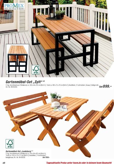 Prospekt toom - Toom - Gartenmöbel & Solar-Leuchten gültig ab 01.03. bis 31.12. - seite 48