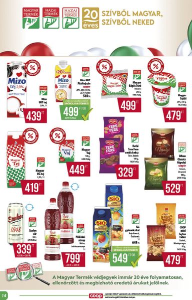Akciós újság Coop - Coop - Alföld érvényes 10.22.-tól 10.28.-ig - 14 oldal