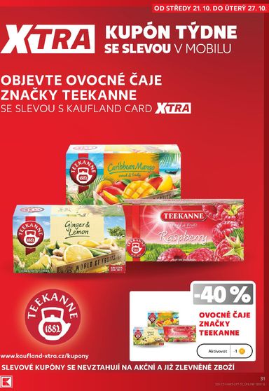 Leták Kaufland - Kaufland - Praha 4 od 21.10. do 27.10. - strana 31