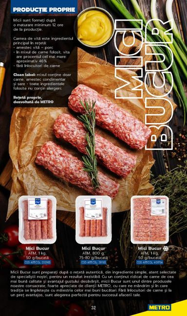 Catalogul Metro - Metro - Carne pentru Profesioniști de la 01.01. până la 31.12. - pagina 32