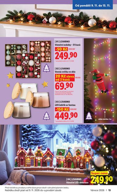 Leták Lidl - Lidl - Vánoční inspirace od 19.10. do 20.12. - strana 13
