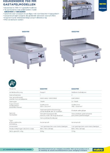 Folder Makro - Makro - Non-Food Horeca van 07-10 tot 07-10 - side 27