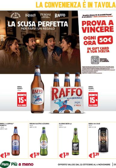 Volantino Pam - Pam - Occasioni Extra valido dal 22/10 al 04/11 - pagina 23