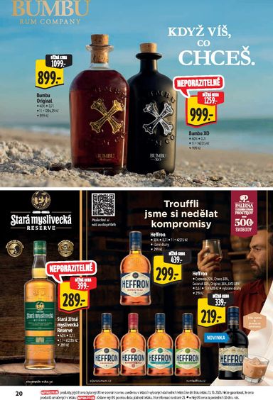 Leták Albert - Albert Hypermarket - Značková kvalita od 21.10. do 03.11. - strana 20