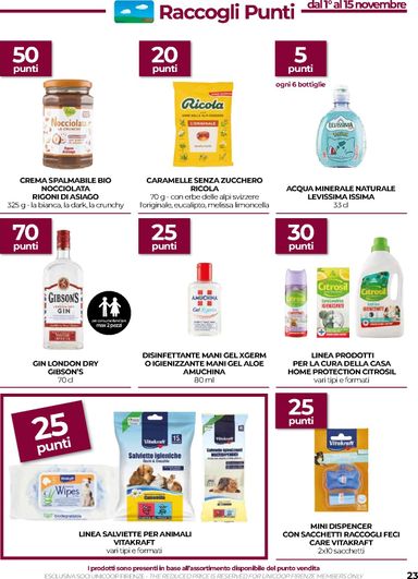 Volantino Coop Firenze - Coop Firenze - Vicino a Te valido dal 29/10 al 11/11 - pagina 23
