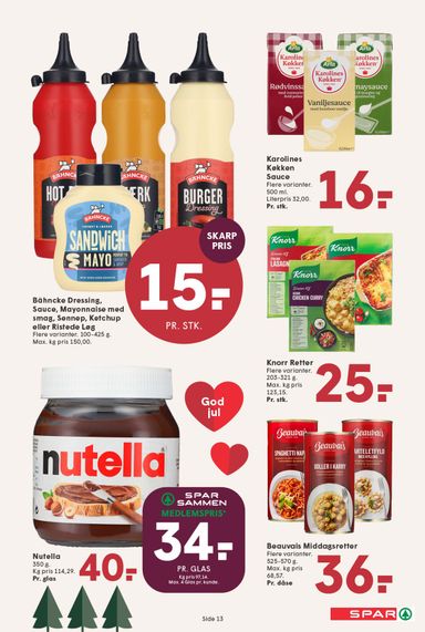 Brochurer SPAR - Spar gyldig fra 30.10. til 05.11. - side 13