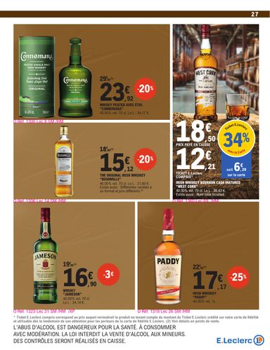 Catalogue E.Leclerc - E.Leclerc valable dès le 27/10 au 07/11 - page 27