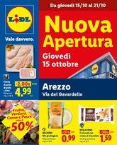 Lidl - Nuova apertura Arezzo valido da giovedì 15/10/2026