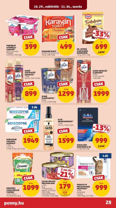 Akciós újság PENNY - PENNY érvényes 10.29.-tól 11.04.-ig - 32 oldal