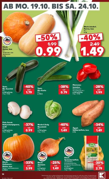 Leták Kaufland Německo - Kaufland Německo od 19.10. do 24.10. - strana 14