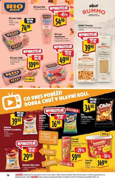 Leták Albert - Albert Hypermarket - Značková kvalita od 21.10. do 03.11. - strana 16