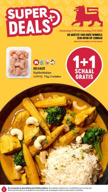 Folder Delhaize - Delhaize van 15/10 tot 21/10 - side 1