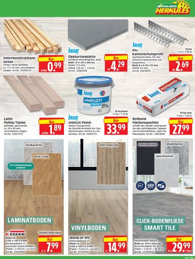 Prospekt Herkules - Herkules - Bau & Garten gültig ab 26.10. bis 31.10. - seite 7