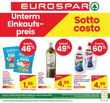 Volantino Eurospar - Eurospar - Deutch valido dal 01/10 al 10/10 - pagina 1