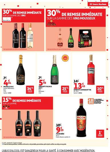 Catalogue Auchan - Auchan - 25 jours valable dès le 27/10 au 31/10 - page 29