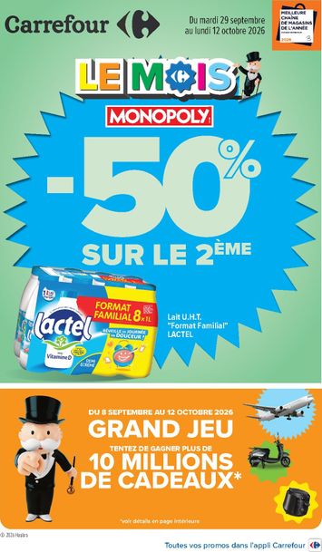 Catalogue Carrefour - Carrefour valable dès le 29/09 au 12/10 - page 1