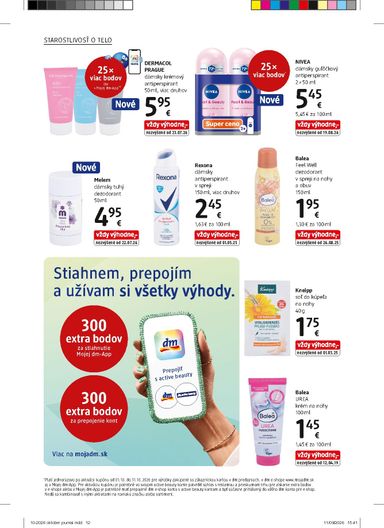 Leták dm - dm drogerie od 01.10. do 31.10. - strana 12