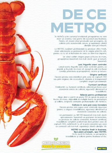 Catalogul Metro - Metro - Spui pește proaspăt de la 01.10. până la 31.12. - pagina 2