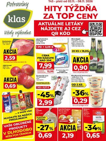 Leták Klas - Klas od 02.11. do 08.11. - strana 1