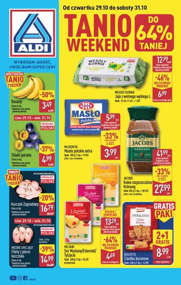 Gazetka ALDI - ALDI - Oferta weekendowa od 29.10. do 31.10. - strona 1