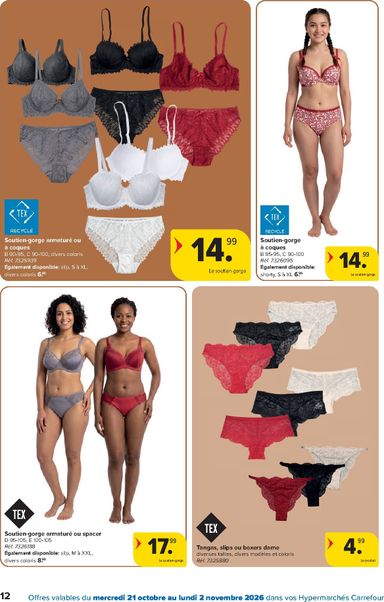 Folder Carrefour - Carrefour - Textile d'automne van 21/10 tot 02/11 - side 12