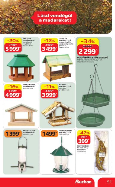 Akciós újság Auchan - Auchan Hipermarket érvényes 10.22.-tól 10.28.-ig - 51 oldal