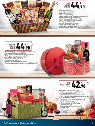 Volantino Spazio Conad - Spazio Conad - Ceste & vini valido dal 05/11 al 24/12 - pagina 7