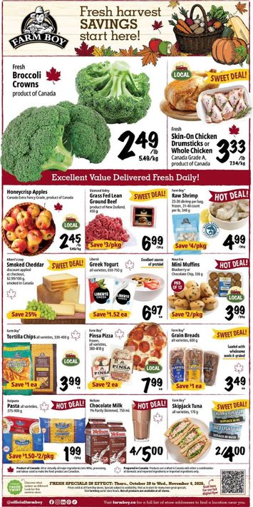 Flyer Farm Boy - Farm Boy valid since 10-29 until 11-04 - page 1