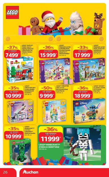Akciós újság Auchan - Auchan Hipermarket érvényes 10.22.-tól 11.25.-ig - 26 oldal