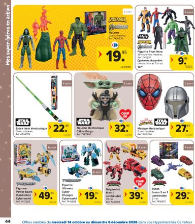 Folder Carrefour - Carrefour - Catalogue Jouets van 14/10 tot 06/12 - side 44