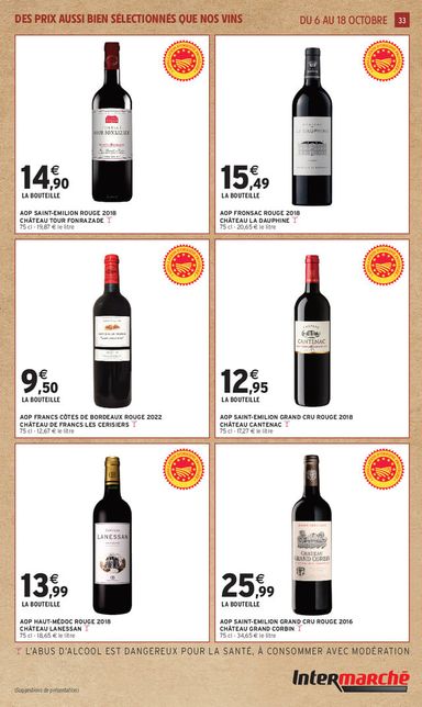 Catalogue Intermarché - Intermarché valable dès le 06/10 au 18/10 - page 33