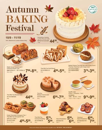 Flyer T&T - T&T - Autumn baking festival valid since 10-09 until 11-19 - page 1