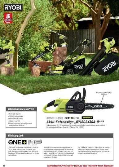 Prospekt toom - Toom - Gartenpflege & Teich gültig ab 01.03. bis 31.12. - seite 38