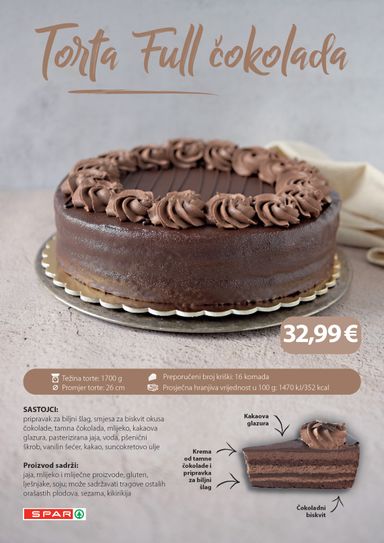 Katalog INTERSPAR - Interspar - Torte vrijedi od 10.08. do 31.12. - stranica 17
