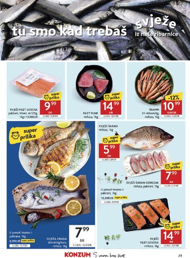 Katalog Konzum - Konzum vrijedi od 14.10. do 20.10. - stranica 23