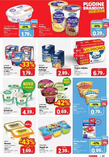 Katalog Plodine - Plodine vrijedi od 28.10. do 03.11. - stranica 27
