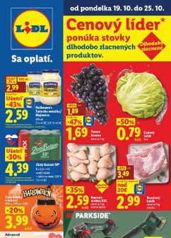 Lidl leták platný od pondelka 19.10.