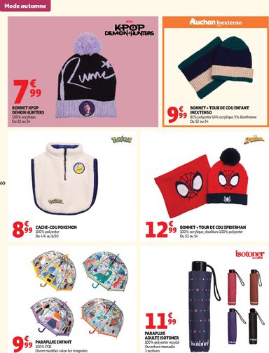 Catalogue Auchan - Auchan - Café, automne hypers valable dès le 06/10 au 18/10 - page 60