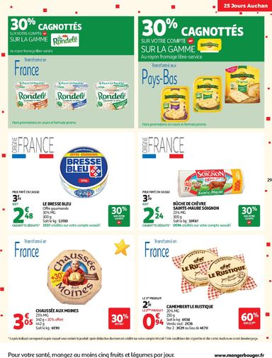 Catalogue Auchan - Auchan - 25 jours 2 hypers - Hypermarché valable dès le 03/11 au 08/11 - page 29