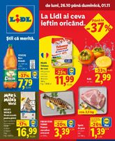 catalog Lidl de la luni 26.10.