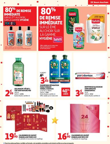 Catalogue Auchan - Auchan - 25 jours 2 hypers - Hypermarché valable dès le 03/11 au 08/11 - page 59