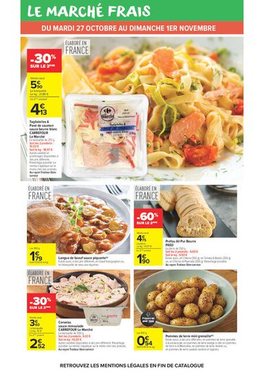 Catalogue Carrefour Market - Carrefour Market valable dès le 27/10 au 08/11 - page 20