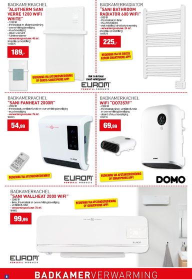 Folder Hubo - Hubo - Verwarmingspecial van 23/09 tot 31/12 - side 8