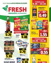 Fresh - Stredné a západné Slovensko platný od štvrtka 08.10.2026