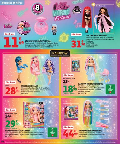Folder Auchan - Auchan - Jouets de Noël van 16/10 tot 06/12 - side 56