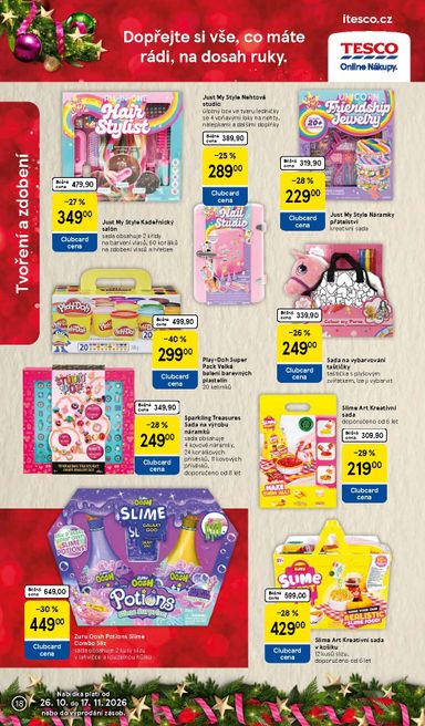 Leták Tesco - Tesco - Vánoční katalog hraček od 26.10. do 17.11. - strana 18