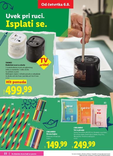 Katalog Lidl - Lidl - Back to school od 30.07 do 31.10 - strana 22