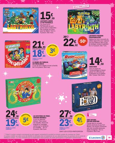 Catalogue E.Leclerc - E.Leclerc - Jouets de Noël valable dès le 20/10 au 05/12 - page 99