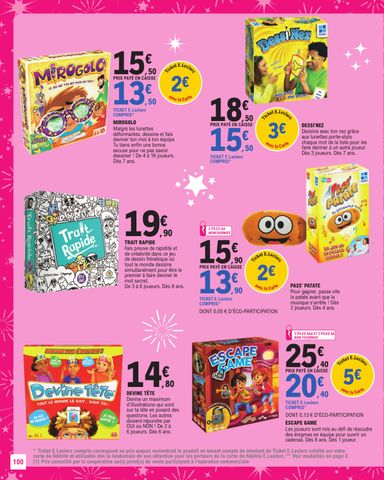 Catalogue E.Leclerc - E.Leclerc - Jouets de Noël valable dès le 20/10 au 05/12 - page 100